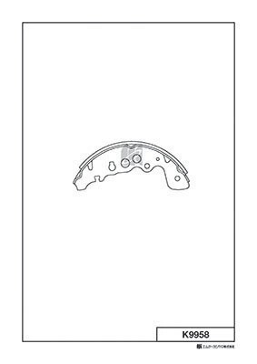 Колодки тормозные барабанные Suzuki Grand Vitara 1.6i-2.7i,2.0TD,HDi 98- K9958 K9958 MK KASHIYAMA