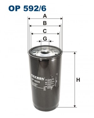 Фильтр масляный CURSOR M30*2 H=228.5мм; IVE; RVI; KMZ; Case; New Holland (CNH) OP5926 FILTRON