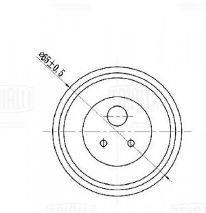 Ролик ГРМ Hyundai Sonata (88-) 2.0i (натяж.) (CM 6133) CM6133 TRIALLI