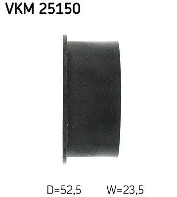 ролик обводной ремня ГРМ!\ Opel Astra/Vectra 1.4-1.8 94> VKM25150 SKF