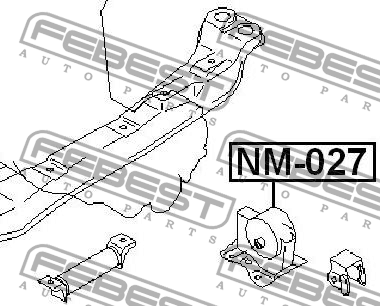 Опора двигателя NM-027 NM-027 FEBEST