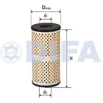 Элемент фильтрующий КАМАЗ масляный DIFA DIFA5328 DIFA