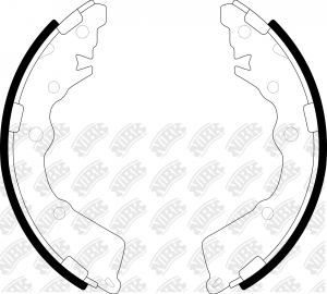 Колодки тормозные барабанные KIA Picanto 11 - / HY i10 11 - FN0674 FN0674 NIBK