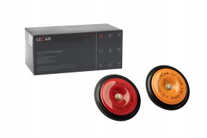 Сигнал звуковой дисковый 92мм. 335/435Гц 110дБ 12В LECAR000030207 LECAR