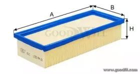 Фильтр воздушный AG107 AG 107 GOODWILL