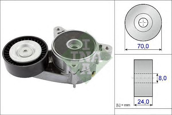 Натяжитель ремня MITSUBISHI LANCER (CY) 2.0D-ID 534036110 534036110 INA