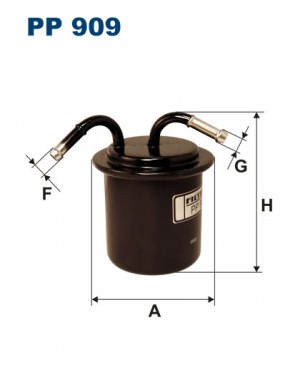 Фильтр топливный SUBARU Forester (96-07) FILTRON PP909 FILTRON