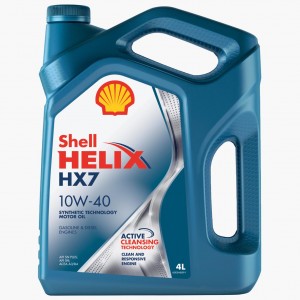 Масло моторное полусинтетическое Helix HX7 10W-40 4л 550046360 (550051575)(55007 550046360 SHELL