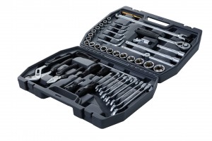 Набор инструмента 45 предмета универсальный (хром-ванадий) LECAR000032814 LECAR