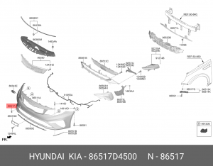 KIA OPTIMA IV (2016>) 86517D4500 HYUNDAI KIA