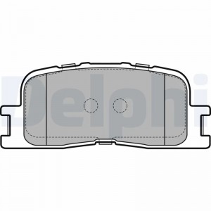 LP2703 колодки диск. зад.!\ Mitsubishi Lancer 03> LP2703 DELPHI