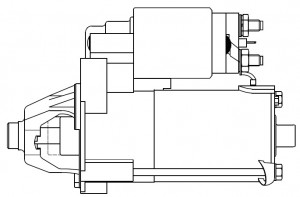 Стартер для а/м Ford Transit Connect (02-) 1.8TDCi 1,4кВт LSt 1011 LST1011 START VOLT