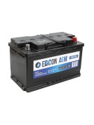 аккумуляторная батарея! 19.5/17.9 +справа 80Ah 760A 315/175/190 B13 AGM\ DC80760R EDCON