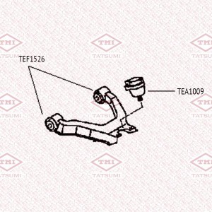 Сайлентблок переднего верхнего рычага MITSUBISHI Pajero -06 TEF1526 TEF1526 TATSUMI