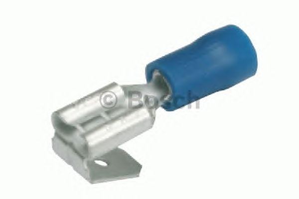 соединитель проводов универсальный!плоский штекерный патрон 6.3 мм синий\ 1901360821 BOSCH