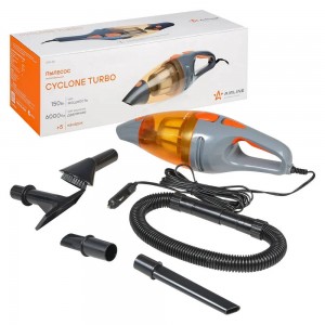 Пылесос автомобильный 12V 150W в прикуриватель (4 насадки) AIRLINE VCA-03 AIRLINE