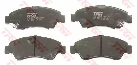 Колодки тормозные HONDA Civic, Jazz передние (4шт.) TRW GDB1164 TRW