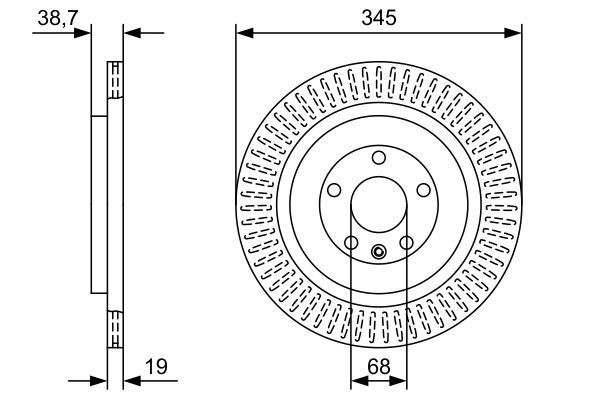0 986 479 W54 диск тормозной задний! Ford Explorer 11> 0986479W54 BOSCH