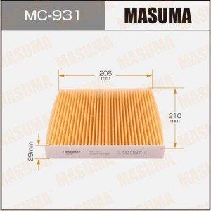 фильтр салона!\ Honda Jazz 1.2/1.4 08>/Insight 1.3 09> MC931 MASUMA