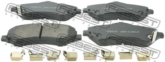 Колодки передние JEEP GRAND CHEROKEE III 2004-2010 2001-CARVF 2001-CARVF FEBEST