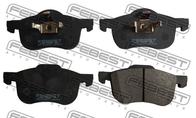 Колодки тормозные передние 2701-S60F FEBEST