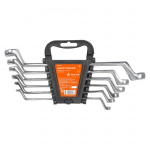 Набор ключей накидных с изгибом 6 предметов (6*7,8*9,10*11,12*13,14*15,17*19мм)  ATAH013 AIRLINE