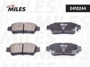 Колодки тормозные задние (без датчика) (Смесь Low-Metallic) (TOYOTA AVENSIS VERS E410244 MILES