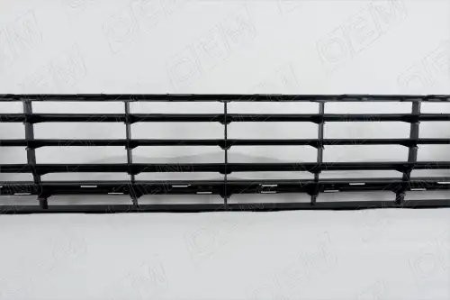 Решетка в бампер нижняя Volkswagen Polo sedan 5 2015-2020, под хромированную нак OEM3675 OEMPARTS