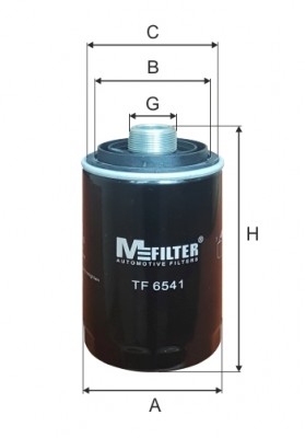 фильтр масляный!\ Audi A3 04>/A4 07>/A5 1.8/2.0 07> TF6541 MFILTER AUTOMOTIVE FILTERS
