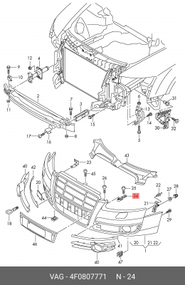 AUDI A6 [C6] (2005>) 4F0 807 771 VAG