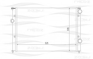 Радиатор VW Passat 88- KK0204 KK0204 FREE Z