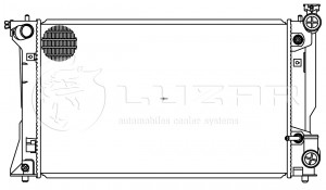 Радиатор охл. для а/м Toyota Avensis (03-) 2.0i AT  LRc19H0 LRC19H0 LUZAR