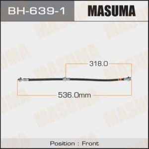 шланг тормозной! передний правый\ NISSAN Murano BH-639-1 MASUMA