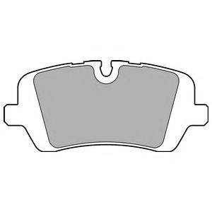 LP2508 колодки дисковые задние!\ Land Rover Range Rover/Range Rover Sport 5.0/3. LP2508 DELPHI