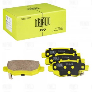 Колодки тормозные дисковые задние керамические PRO PF2311CR TRIALLI