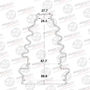 Пыльник привода Avantech UB02 AVANTECH