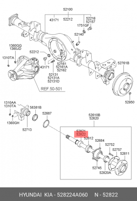 ВТУЛКА МЕТАЛЛИЧЕСКАЯ 528224A060 MOBIS