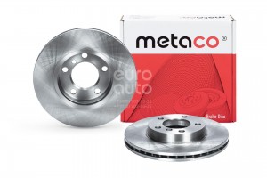 Диск тормозной передний вентилируемый 3050369 3050369 METACO