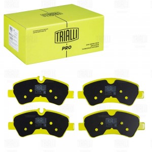 Колодки тормозные дисковые задние с датчиком, керамические PRO PF4392CR TRIALLI