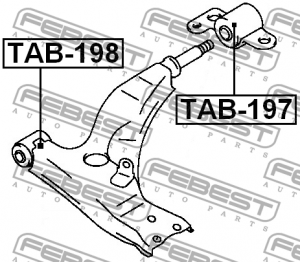 Сайлентблок TAB-197 TAB-197 FEBEST
