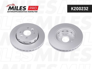 Диск тормозной (серия PRO с антикоррозионным покрытием) KIA SHUMA 01-04/SPECTRA  K200232 MILES