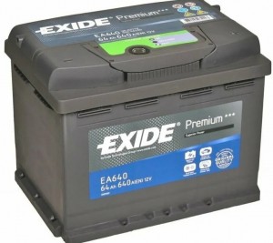 Аккумуляторная батарея PREMIUM [12V 64Ah 640A B13] EA640 EA640 EXIDE