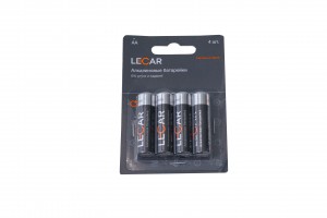 Батарейка AA/LR06 (пальчик) щелочная (к-т 4 шт) LECAR000053106 LECAR