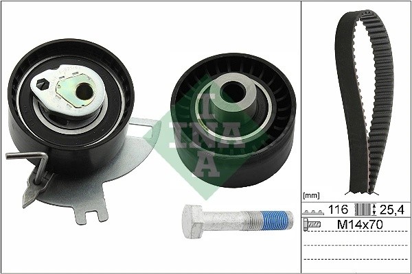 Комплект ГРМ FORD KUGA II, MONDEO V 2.0TDI 530069110 530 0691 10 INA