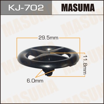 Пистон обивки универсальный MASUMA KJ702 MASUMA