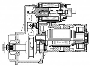 Стартер для а/м Kia Sorento (02-)/Hyundai H-1 (08-) 2.5CRDi 2,2кВт (LSt 0804) LST 0804 START VOLT