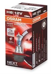 Лампа 12V H8 35W PGJ19-1 +20% 3900K Night Breaker Laser OSRAM 64212NL OSRAM