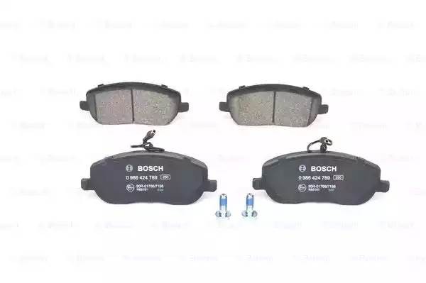 Колодки тормозные PEUGEOT 807 (02-10) CITROEN C8 (02-) передние (4шт.) BOSCH 0 986 424 789 BOSCH