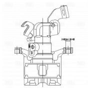 Суппорт торм. Mazda 6 (02-)/(07-) зад. прав. d=35мм (CF 350128) CF350128 TRIALLI