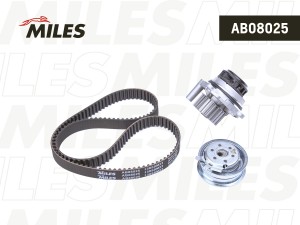 Комплект ремня ГРМ (с помпой) VAG 1.6 (100/102 л.с.) 95- AB08025 AB08025 MILES
